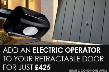 Add electric operator to your existing retractable door